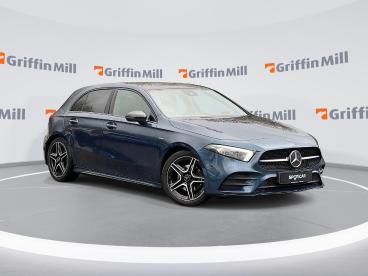 SPOTICAR Mercedes A Class Classe A 1.3 A180 Amg Line Edition (premium Plus) 7g-dct Eu Used Car - Saloon Petrol Blue - Pontypridd - 1200579160_1