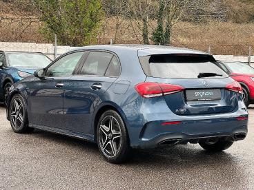 SPOTICAR Mercedes A Class Classe A 1.3 A180 Amg Line Edition (premium Plus) 7g-dct Eu Used Car - Saloon Petrol Blue - Pontypridd - 1200579160_5