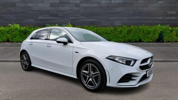 SPOTICAR Mercedes A Class Classe A 1.3 A250e 15.6kwh Amg Line Edition (executive) 8g- Used Car - Saloon Plug-in Hybrid White - Telford - 1200585564_1