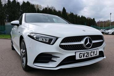 SPOTICAR Mercedes A Class Classe A 1.3 A250e 15.6kwh Amg Line Edition (executive) 8g- Used Car - Saloon Plug-in Hybrid White - Telford - 1200585564_5