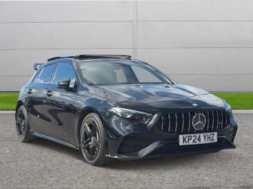 SPOTICAR Mercedes A Class Classe A 2.0 A35h Mhev Amg (premium Plus) 7g-dct 4matic Eur Used Car - Saloon Hybrid Black - Selby - 1200588287_1