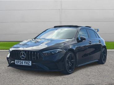 SPOTICAR Mercedes A Class Classe A 2.0 A35h Mhev Amg (premium Plus) 7g-dct 4matic Eur Used Car - Saloon Hybrid Black - Selby - 1200588287_3