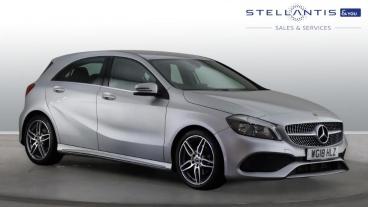SPOTICAR Mercedes A Class Classe A 1.6 A180 Amg Line Euro 6 (s/s) 5dr Used Car - Saloon Petrol Silver - Birmingham - 1200596086_1