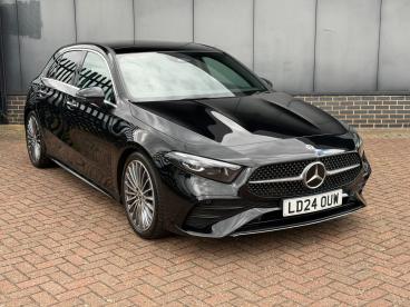 SPOTICAR Mercedes A Class Classe A 1.3 A200h Mhev Amg Line (premium Plus) 7g-dct Euro Used Car - Saloon Hybrid Black - Norwich - 1200616481_1