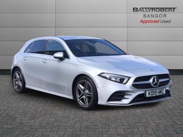 SPOTICAR Mercedes A Class Classe A 1.3 A200 Amg Line (premium) 7g-dct Euro 6 (s/s) 5d Used Car - Saloon Petrol Silver - Bangor - 1200617614_1