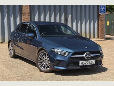 SPOTICAR Mercedes A Class Classe A 1.3 A200 Sport Edition (executive) 7g-dct Euro 6 ( Used Car - Saloon Petrol Blue - Pulborough - 1200619097_1