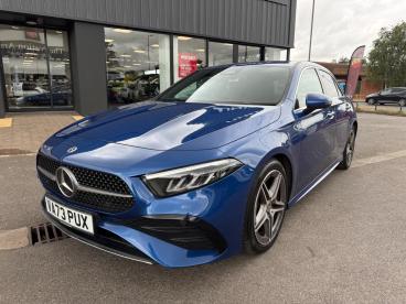 SPOTICAR Mercedes A Class Classe A 2.0 A200d Amg Line (executive) 8g-dct Euro 6 (s/s) Used Car - Saloon Diesel Blue - Cheltenham - 1200624511_3
