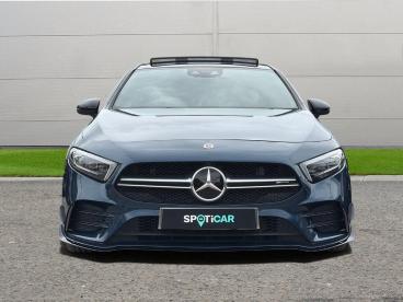 SPOTICAR Mercedes A Class Classe A 2.0 A35 Amg Edition (premium Plus) 7g-dct 4matic E Used Car - Saloon Petrol Blue - Selby - 1200626551_2
