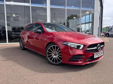 SPOTICAR Mercedes A Class Classe A 1.3 A200 Exclusive Edition 7g-dct Euro 6 (s/s) 5dr Used Car - Saloon Petrol Red - Boston - 1200629103_1