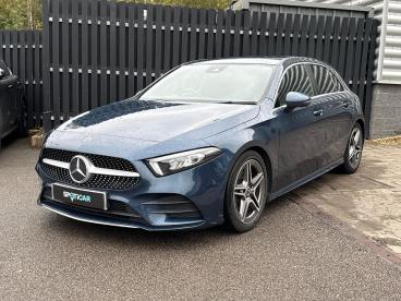 SPOTICAR Mercedes A Class Classe A 2.0 A200d Amg Line (executive) 8g-dct Euro 6 (s/s) Used Car - Saloon Diesel Blue - Swindon - 1200630481_4