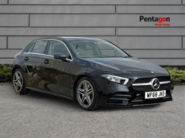 SPOTICAR Mercedes A Class Classe A 2.0 A250 Amg Line 7g-dct Euro 6 (s/s) 5dr Used Car - Saloon Petrol Black - Derby - 1200631824_1