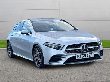 SPOTICAR Mercedes A Class Classe A 1.5 A180d Amg Line 7g-dct Euro 6 (s/s) 5dr Used Car - Saloon Diesel Silver - Worksop - 1200639540_1