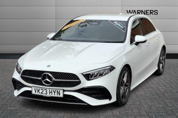 SPOTICAR Mercedes A Class Classe A 1.3 A180h Mhev Amg Line (executive) 7g-dct Euro 6 Used Car - Saloon Hybrid White - Gloucester - 1200643579_2