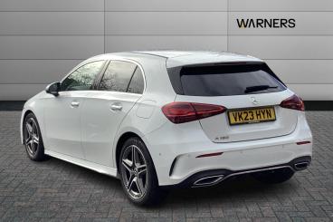 SPOTICAR Mercedes A Class Classe A 1.3 A180h Mhev Amg Line (executive) 7g-dct Euro 6 Used Car - Saloon Hybrid White - Gloucester - 1200643579_3