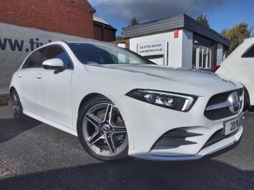 SPOTICAR Mercedes A Class Classe A 1.3 A200 Amg Line Euro 6 (s/s) 5dr Used Car - Saloon Petrol White - Telford - 1200643725_1