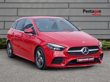 SPOTICAR Mercedes B Class Classe B 1.3 B200 Amg Line (executive) 7g-dct Euro 6 (s/s) Used Car - Mpv Petrol Red - Burton-on-trent - 1200632491_1