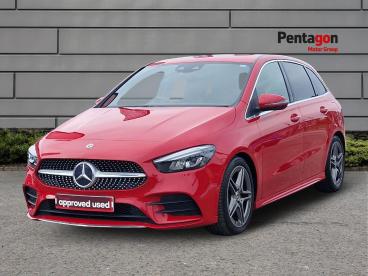 SPOTICAR Mercedes B Class Classe B 1.3 B200 Amg Line (executive) 7g-dct Euro 6 (s/s) Used Car - Mpv Petrol Red - Burton-on-trent - 1200632491_3