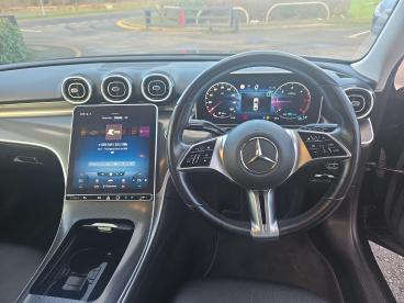 SPOTICAR Mercedes C Class Classe C 2.0 C220dh Mhev Sport G-tronic+ Euro 6 (s/s) 4dr Used Car - Saloon Hybrid Black - Workington - 1200555957_3