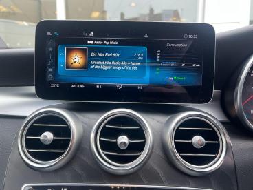 SPOTICAR Mercedes C Class Classe C 1.5 C200 Mhev Eq Boost Amg Line (premium) G-tronic Used Car - Saloon Petrol Blue - Malton - 1200561756_5