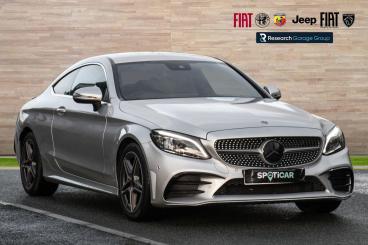 SPOTICAR Mercedes C Class Classe C 2.0 C220d Amg Line (premium) G-tronic+ Euro 6 (s/s Used Car - Coupe Diesel Silver - Nuneaton - 1200565386_1