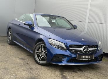 SPOTICAR Mercedes C Class Classe C 2.0 C220d Amg Line (premium) Cabriolet G-tronic+ 4 Used Car - Saloon Diesel Blue - Darlington - 1200565972_1