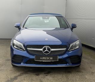 SPOTICAR Mercedes C Class Classe C 2.0 C220d Amg Line (premium) Cabriolet G-tronic+ 4 Used Car - Saloon Diesel Blue - Darlington - 1200565972_2