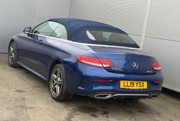 SPOTICAR Mercedes C Class Classe C 2.0 C220d Amg Line (premium) Cabriolet G-tronic+ 4 Used Car - Saloon Diesel Blue - Darlington - 1200565972_3