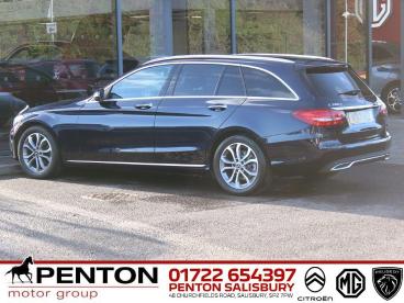 SPOTICAR Mercedes C Class Classe C 1.6 C200d Sport (premium) G-tronic+ Euro 6 (s/s) 5 Used Car - Estate Diesel Blue - Salisbury - 1200568693_5