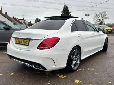SPOTICAR Mercedes C Class Classe C 2.1 C220d Amg Line (premium Plus) G-tronic+ Euro 6 Used Car - Saloon Diesel White - Bulkington - 1200569851_3