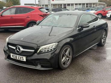 SPOTICAR Mercedes C Class Classe C 2.0 C300 Amg Line G-tronic+ Euro 6 (s/s) 2dr Used Car - Coupe Petrol Black - Inverness - 1200573252_3