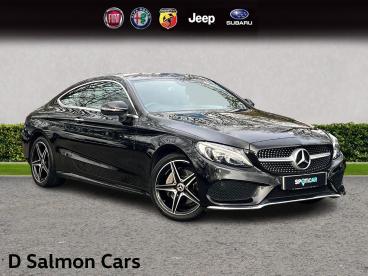 SPOTICAR Mercedes C Class Classe C 2.0 C200 Amg Line (premium) G-tronic+ Euro 6 (s/s) Used Car - Coupe Petrol Black - Colchester - 1200576959_1