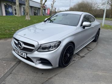 SPOTICAR Mercedes C Class Classe C 2.0 C300d Amg Line (premium) G-tronic+ Euro 6 (s/s Used Car - Coupe Diesel Silver - Swansea - 1200584291_3