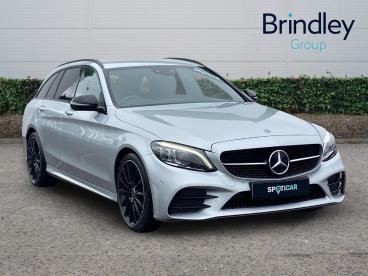 SPOTICAR Mercedes C Class Classe C 1.5 C200 Mhev Amg Line Night Edition (premium) G-t Used Car - Estate Hybrid Silver - Cannock - 1200592158_1