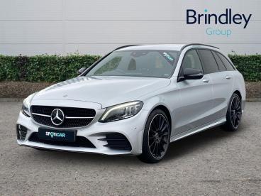 SPOTICAR Mercedes C Class Classe C 1.5 C200 Mhev Amg Line Night Edition (premium) G-t Used Car - Estate Hybrid Silver - Cannock - 1200592158_2