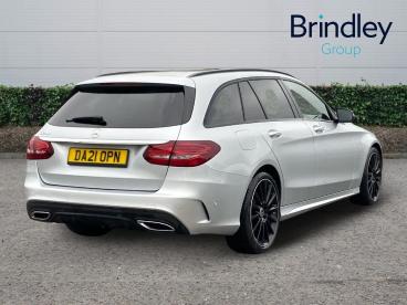 SPOTICAR Mercedes C Class Classe C 1.5 C200 Mhev Amg Line Night Edition (premium) G-t Used Car - Estate Hybrid Silver - Cannock - 1200592158_4