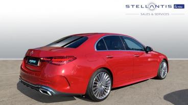 SPOTICAR Mercedes C Class Classe C 1.5 C200h Mhev Amg Line (premium) G-tronic+ Euro 6 Used Car - Saloon Hybrid Red - Sheffield - 1200592810_3