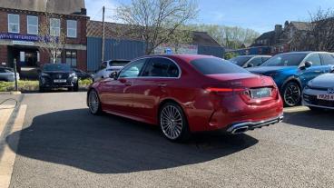 SPOTICAR Mercedes C Class Classe C 1.5 C200h Mhev Amg Line (premium) G-tronic+ Euro 6 Used Car - Saloon Hybrid Red - Sheffield - 1200592810_5