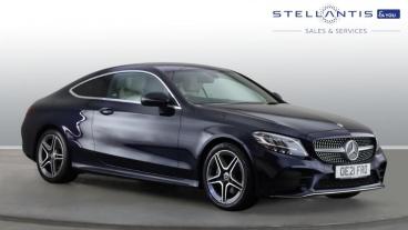 SPOTICAR Mercedes C Class Classe C 1.5 C200h Mhev Amg Line Edition G-tronic+ Euro 6 ( Used Car - Coupe Hybrid Blue - Birmingham - 1200597123_1