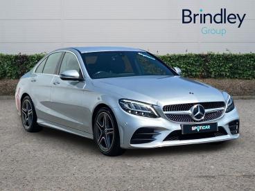 SPOTICAR Mercedes C Class Classe C 2.0 C220d Amg Line G-tronic+ Euro 6 (s/s) 4dr Used Car - Saloon Diesel Silver - Cannock - 1200616597_1