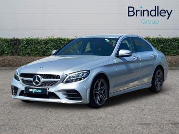 SPOTICAR Mercedes C Class Classe C 2.0 C220d Amg Line G-tronic+ Euro 6 (s/s) 4dr Used Car - Saloon Diesel Silver - Cannock - 1200616597_2