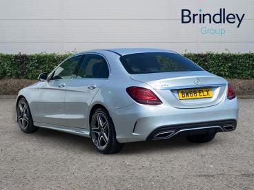 SPOTICAR Mercedes C Class Classe C 2.0 C220d Amg Line G-tronic+ Euro 6 (s/s) 4dr Used Car - Saloon Diesel Silver - Cannock - 1200616597_3