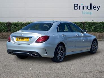 SPOTICAR Mercedes C Class Classe C 2.0 C220d Amg Line G-tronic+ Euro 6 (s/s) 4dr Used Car - Saloon Diesel Silver - Cannock - 1200616597_4