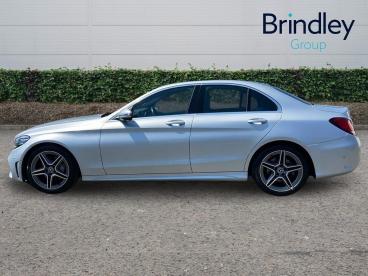 SPOTICAR Mercedes C Class Classe C 2.0 C220d Amg Line G-tronic+ Euro 6 (s/s) 4dr Used Car - Saloon Diesel Silver - Cannock - 1200616597_5