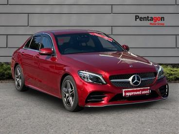 SPOTICAR Mercedes C Class Classe C 2.0 C300d Amg Line Edition (premium) G-tronic+ Eur Used Car - Saloon Diesel Red - Lincoln - 1200632331_1