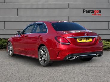 SPOTICAR Mercedes C Class Classe C 2.0 C300d Amg Line Edition (premium) G-tronic+ Eur Used Car - Saloon Diesel Red - Lincoln - 1200632331_2