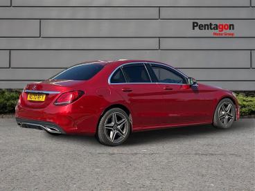 SPOTICAR Mercedes C Class Classe C 2.0 C300d Amg Line Edition (premium) G-tronic+ Eur Used Car - Saloon Diesel Red - Lincoln - 1200632331_4