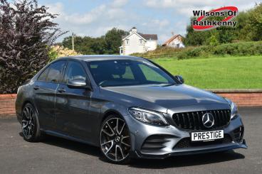 SPOTICAR Mercedes C Class Classe C 1.5 C200 Mhev Eq Boost Amg Line (premium) G-tronic Used Car - Saloon Petrol Grey - Ballymena County Antrim - 1200633871_1