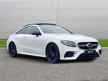 SPOTICAR Mercedes E Class Classe E 3.0 E53 Mhev Eq Boost Amg Spds Tct 4matic+ Euro 6 Used Car - Coupe Petrol White - Selby - 1200554026_1