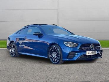 SPOTICAR Mercedes E Class Classe E 2.0 E220d Amg Line Night Edition (premium Plus) G- Used Car - Coupe Diesel Blue - Selby - 1200560383_1