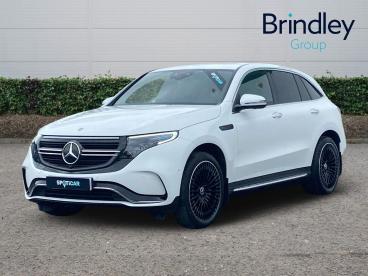 SPOTICAR Mercedes Eqc 400 80kwh Amg Line (premium Plus) Auto 4matic 5dr Used Car - Suv Electric White - Cannock - 1200603579_2